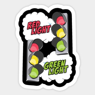 Red light green light Sticker